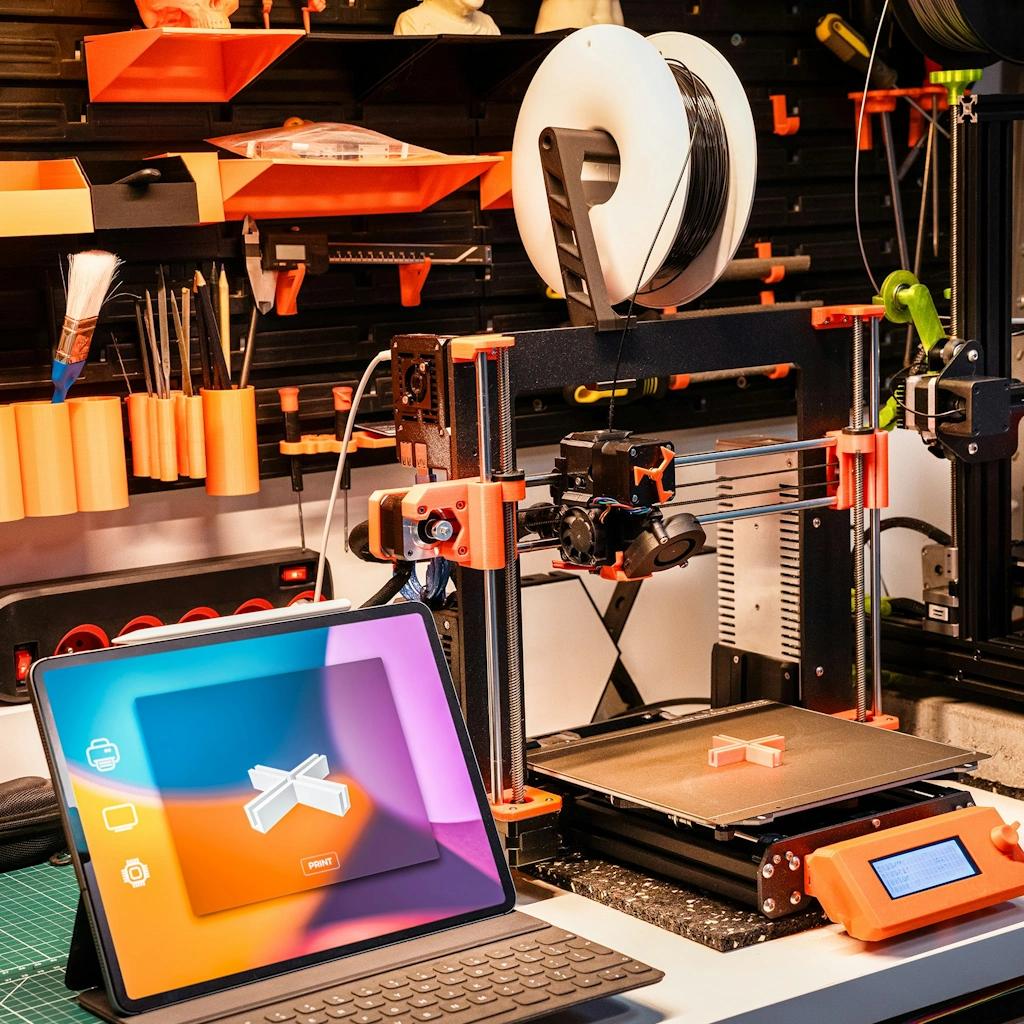 3D-print werkplek